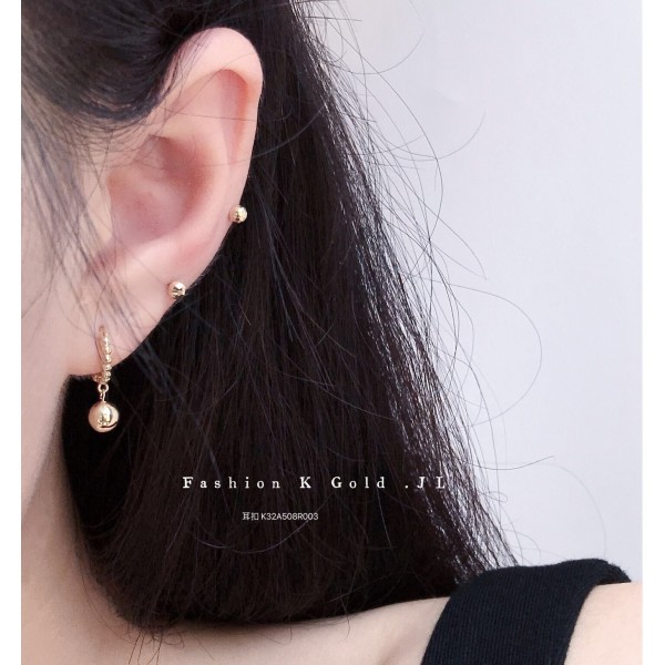 ロングイヤリング 14K 金-001