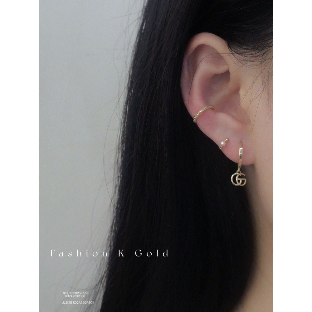 ロングイヤリング 14K 金-008