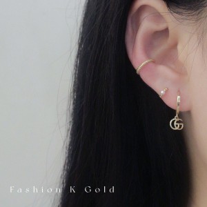 ロングイヤリング 14K/10K 金-008