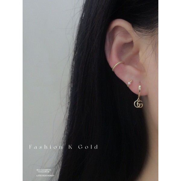 ロングイヤリング 14K 金-008