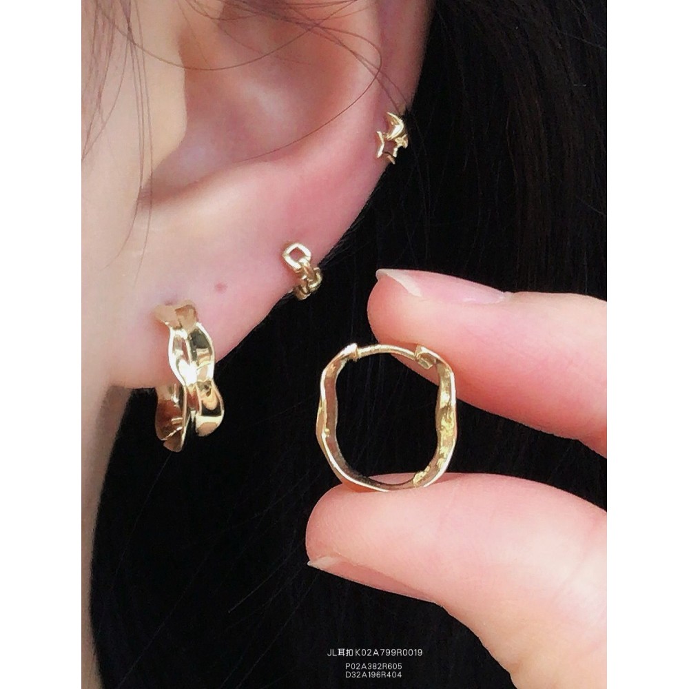 ロングイヤリング 14K 金-009