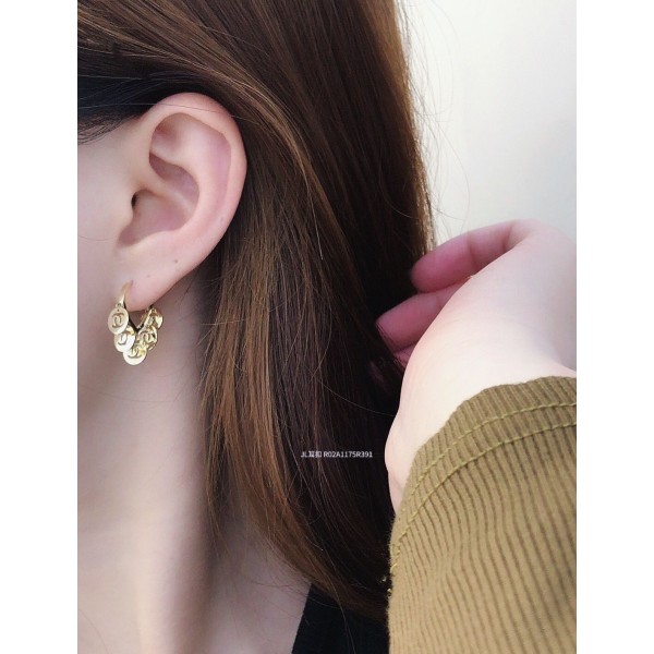 ロングイヤリング 14K 金-012