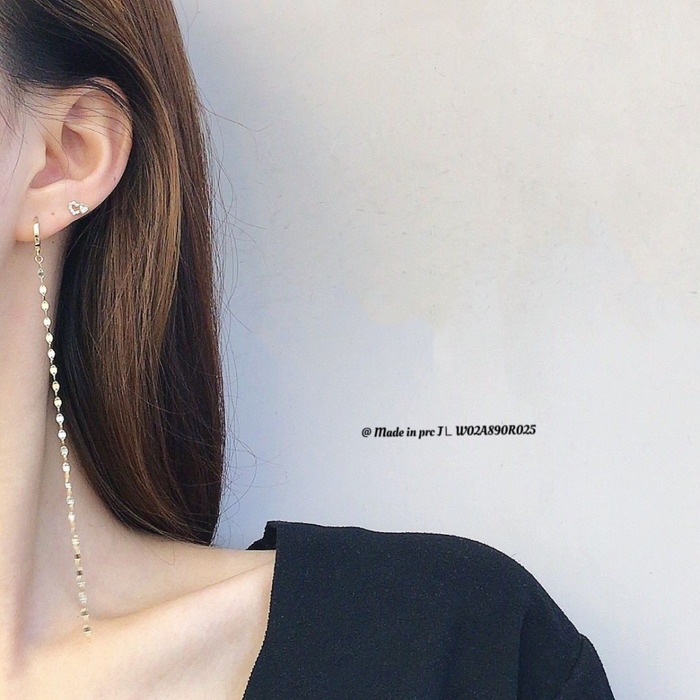 ロングイヤリング 14K 金-023