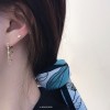 14K 金 新入荷 カラフルイヤピン-027