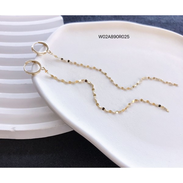 14K 金 新入荷 カラフルイヤピン-033