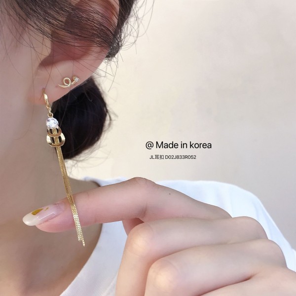 ロングイヤリング 14K 金-036