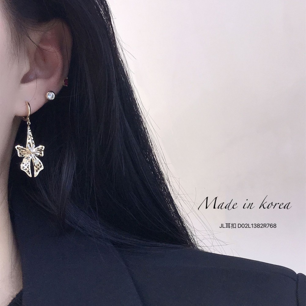 14K 金 新入荷 カラフルイヤピン-038