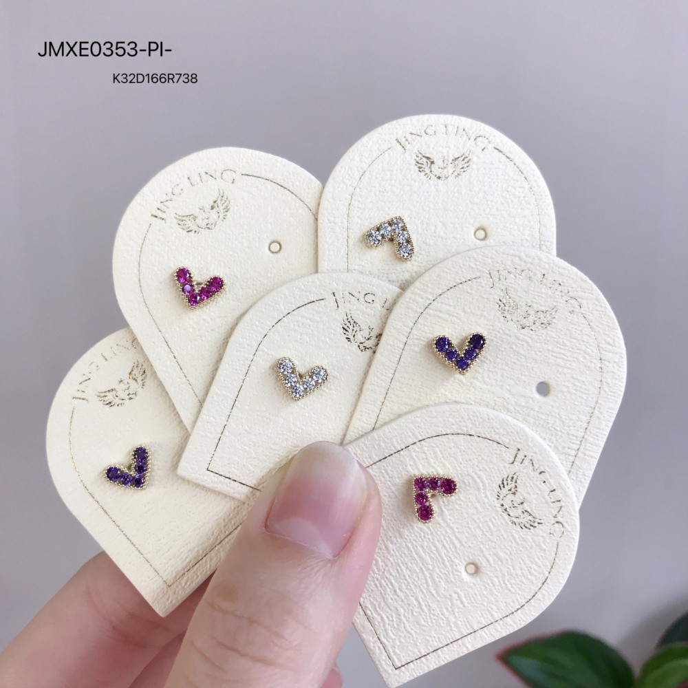 14K 金 新入荷 カラフルイヤピン-040