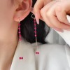 14K 金 新入荷 カラフルイヤピン-042