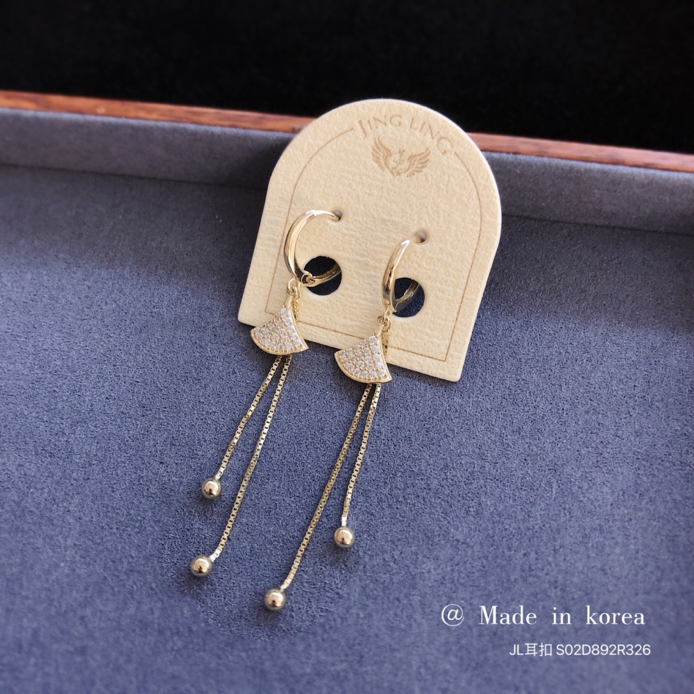 14K 金 新入荷 カラフルイヤピン-044