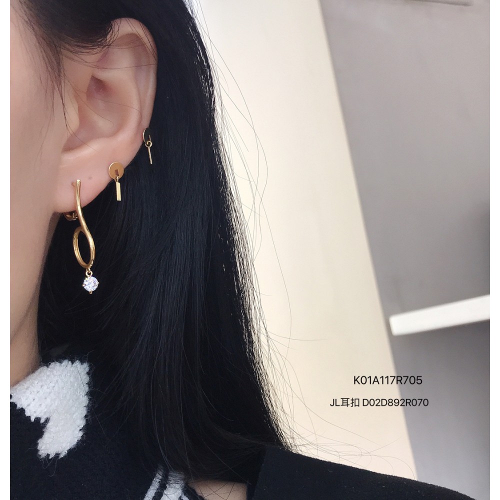 14K 金 新入荷 カラフルイヤピン-045