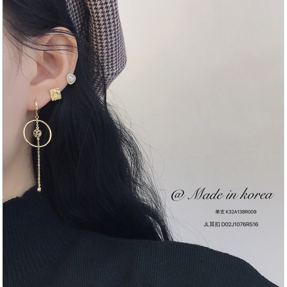 14K 金 新入荷 カラフルイヤピン-046