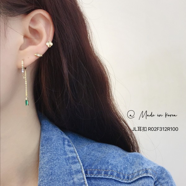 ロングイヤリング 14K 金-048