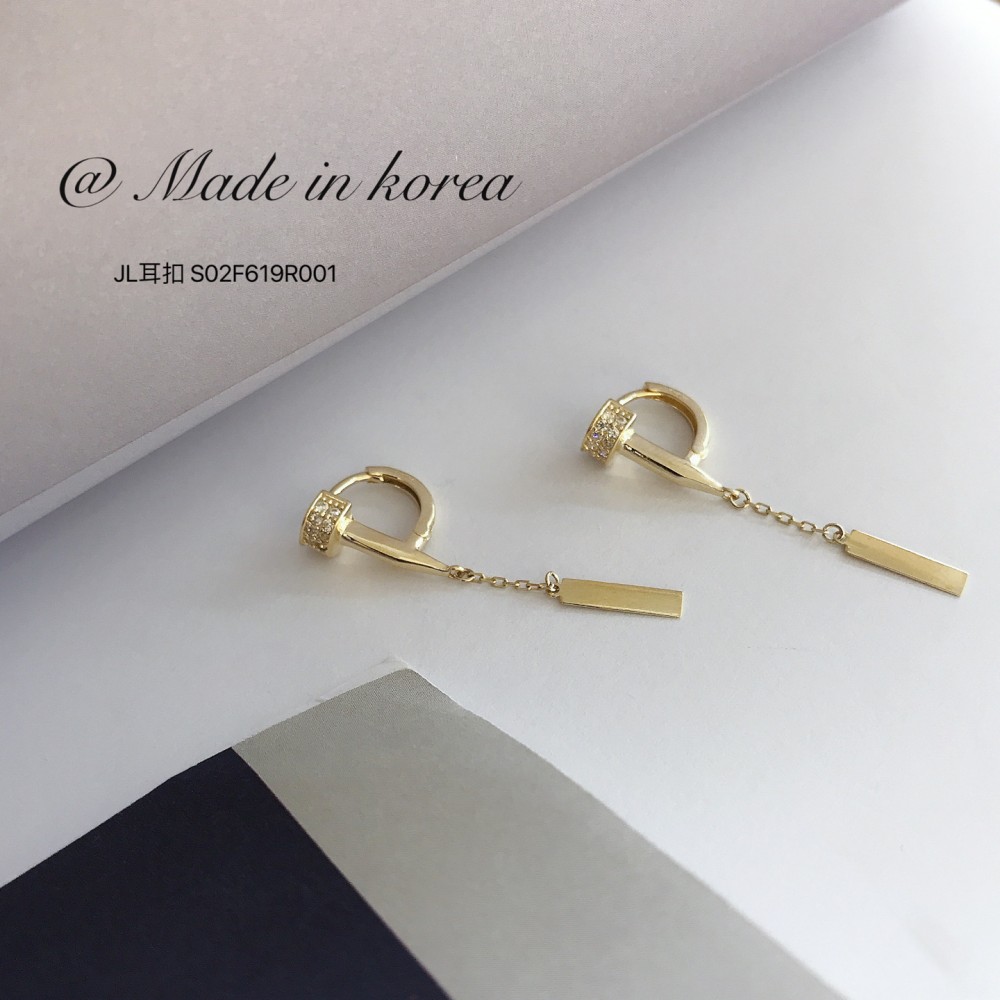 14K 金  ロングイヤリング-050