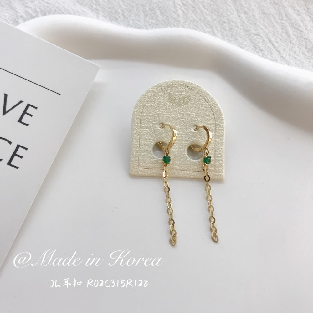 14K 金  ロングイヤリング-055