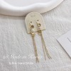 14K 金  ロングイヤリング-058