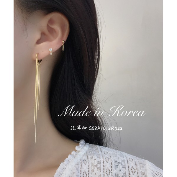14K 金  ロングイヤリング-064