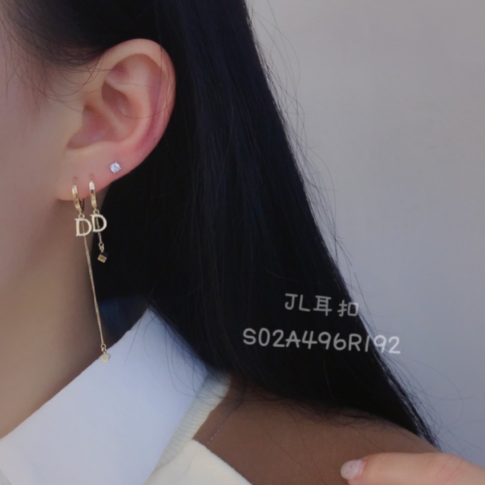 14K 金  ロングイヤリング-067