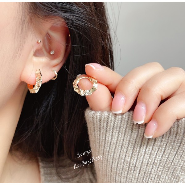 14K 金  ロングイヤリング-068
