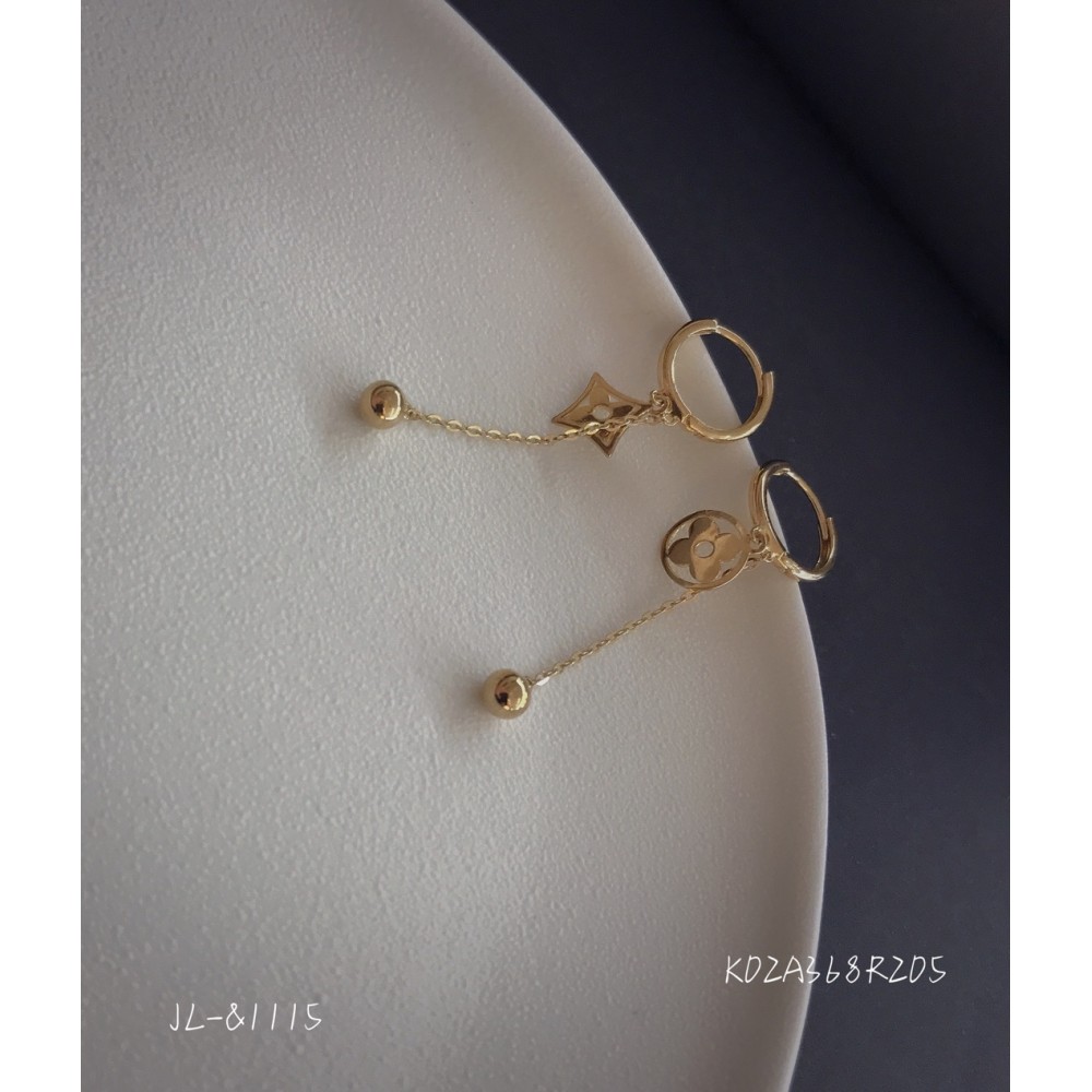 14K 金  カラフルイヤピン-069