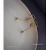 14K 金  カラフルイヤピン-069