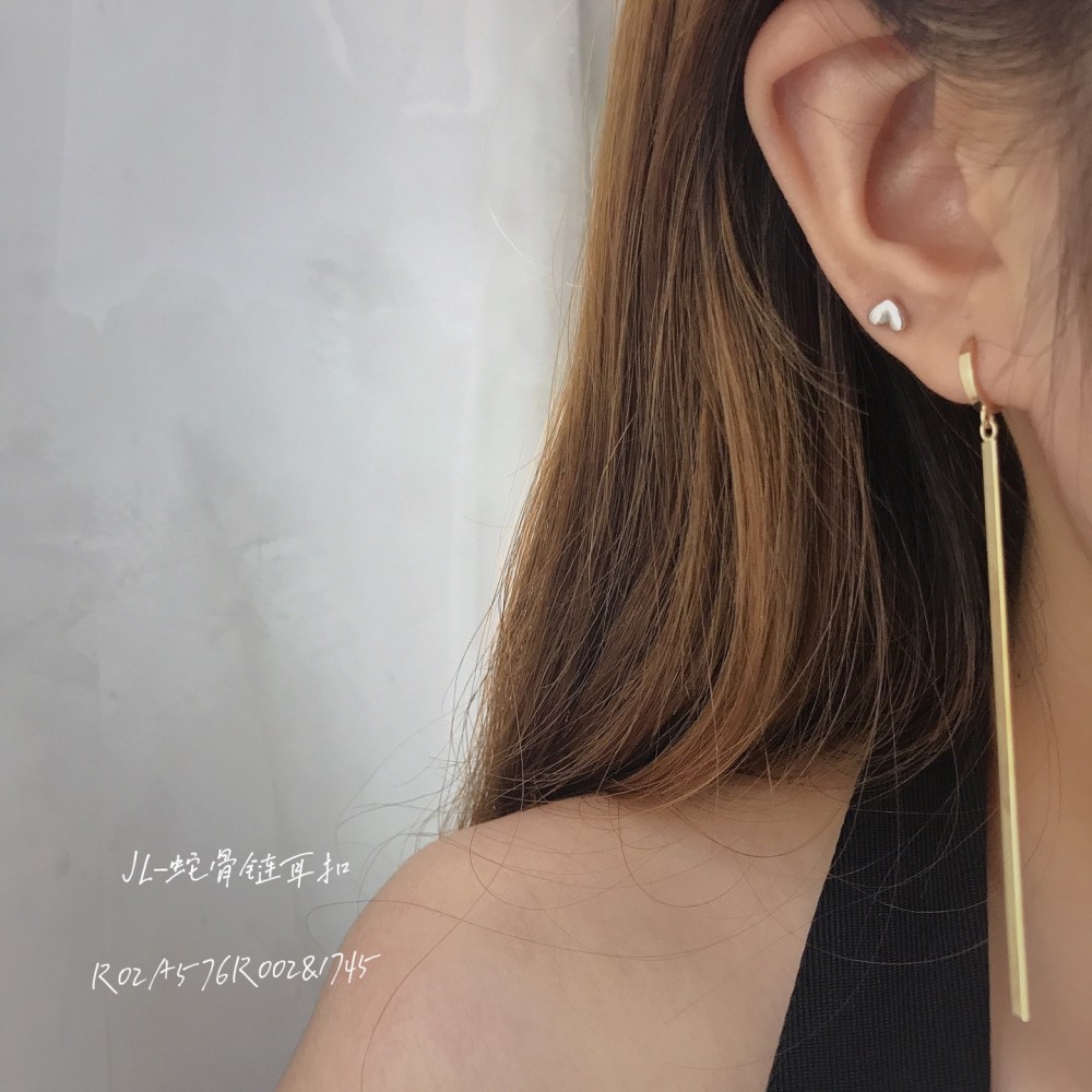 14K 金  カラフルイヤピン-075