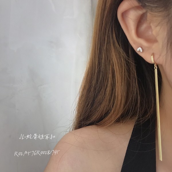 14K 金  ロングイヤリング-075