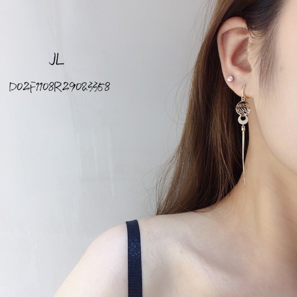 14K 金  ロングイヤリング-079