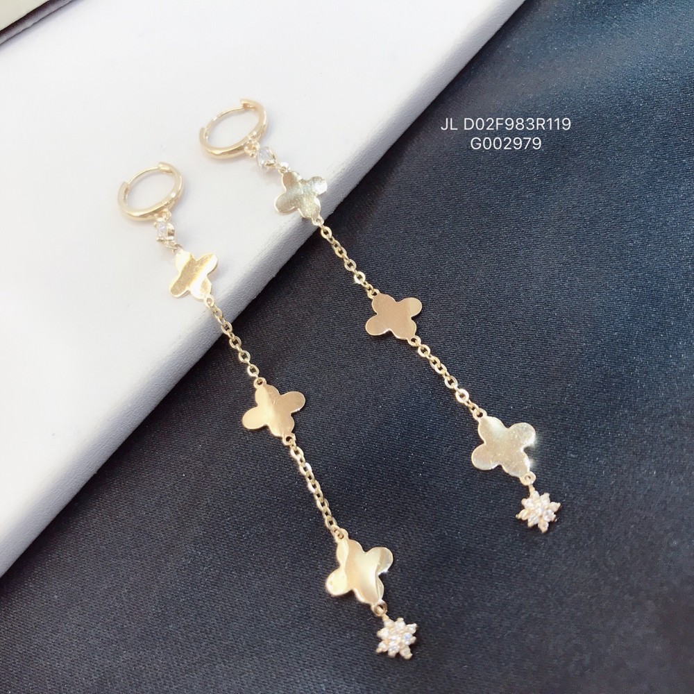 14K 金  ロングイヤリング-081