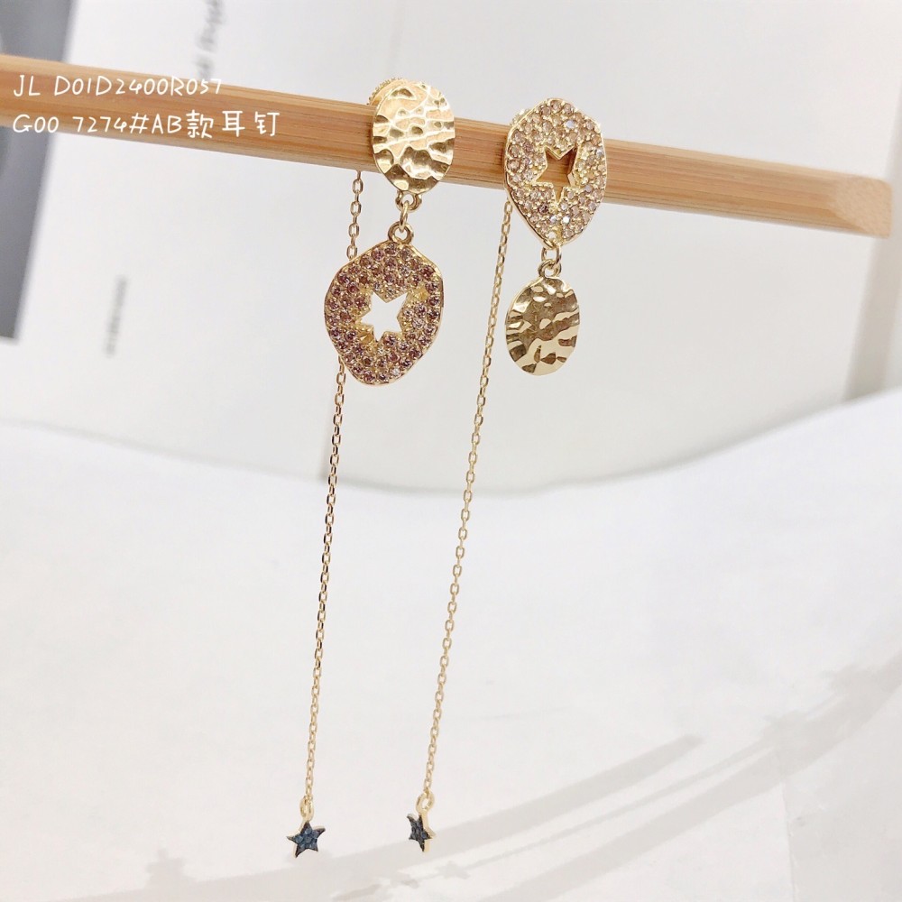 14K 金  カラフルイヤピン-082