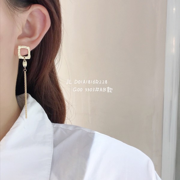 14K 金  ロングイヤリング-083