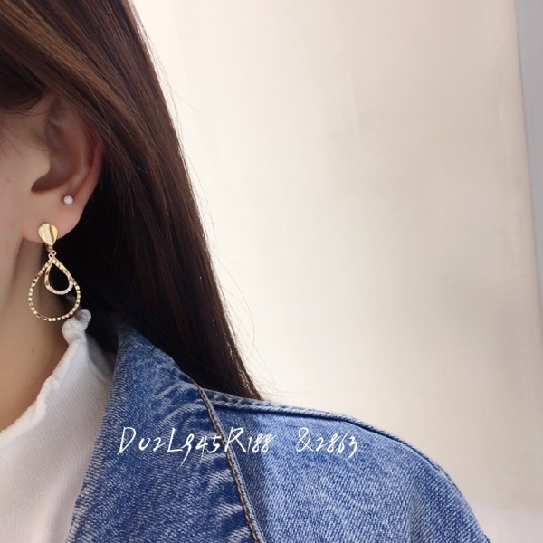 14K 金  ロングイヤリング-094