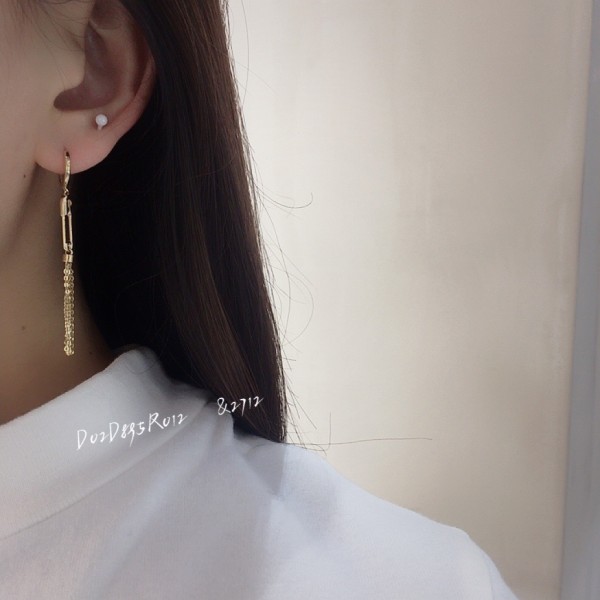 14K 金  ロングイヤリング-098