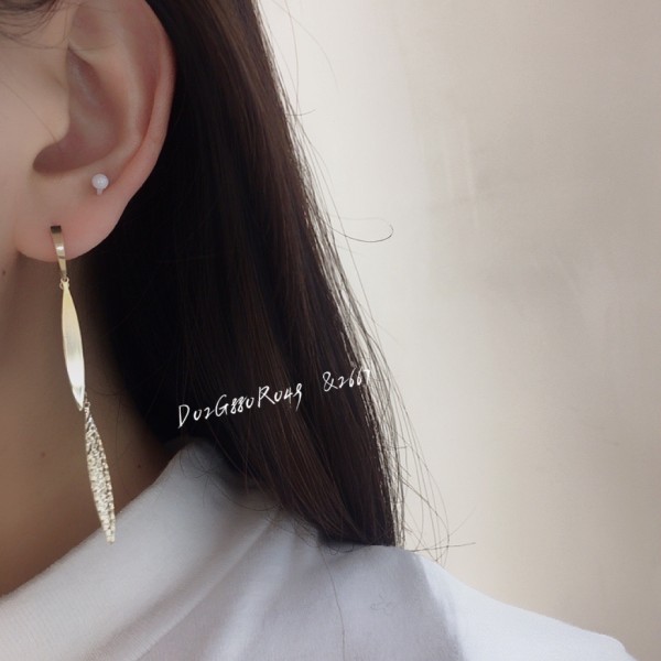 14K 金  ロングイヤリング-099