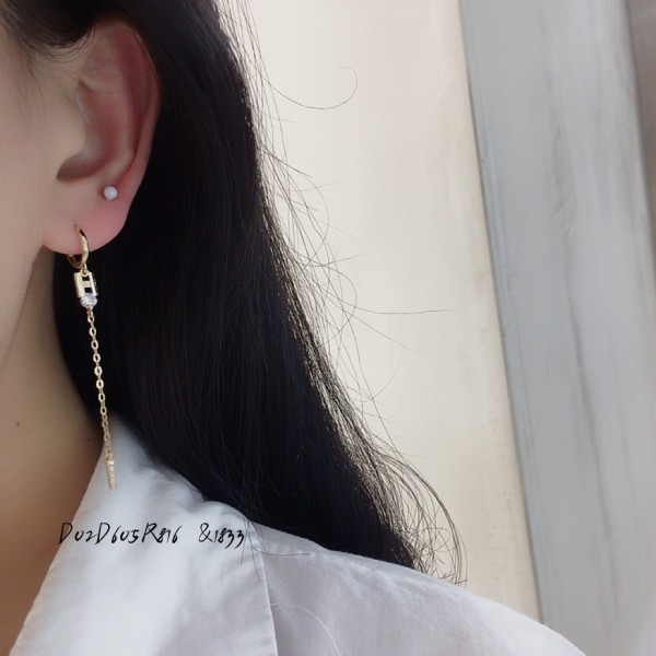 14K 金  ロングイヤリング-102