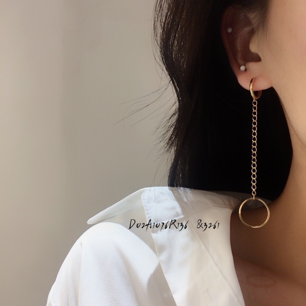 14K 金  カラフルイヤピン-109