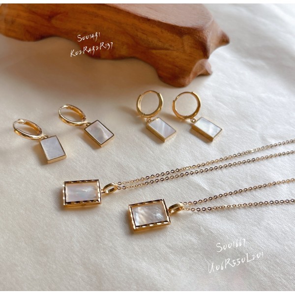 14K/10K 金  カラフルイヤピン-007