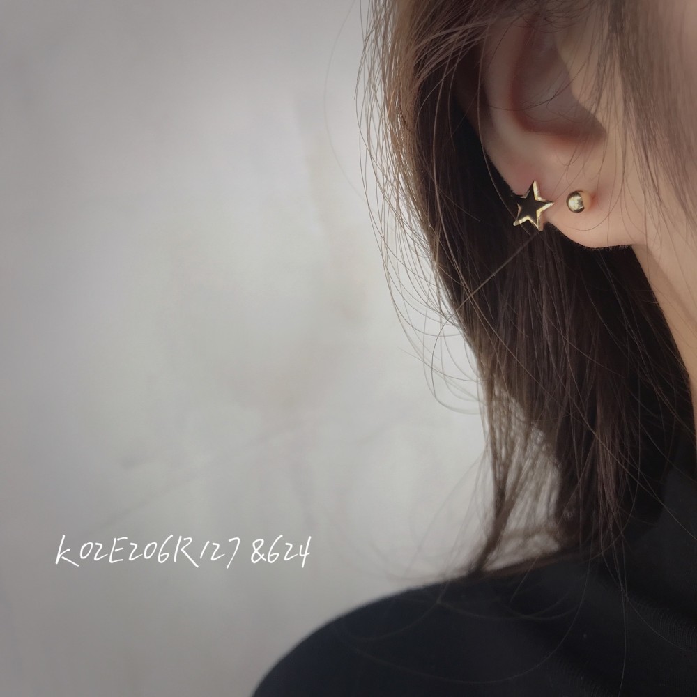 14K/10K 金  カラフルイヤピン-008 14K/10K 金  カラフルイヤピン-008