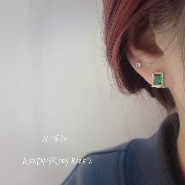 14K/10K 金  カラフルイヤピン-015