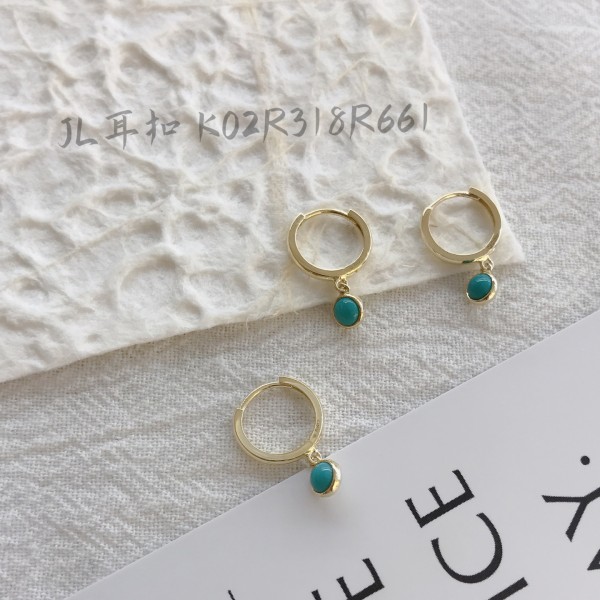 14K/10K 金  カラフルイヤピン-024