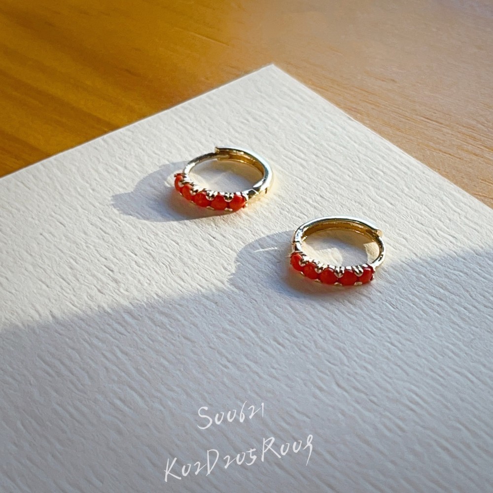 14K/10K 金  カラフルイヤピン-026 14K/10K 金  カラフルイヤピン-026