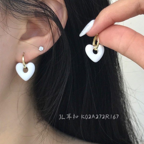 14K/10K 金  カラフルイヤピン-028