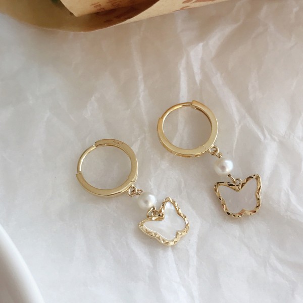 14K/10K 金  カラフルイヤピン-039