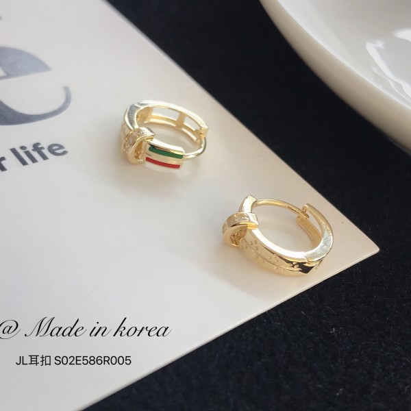 14K/10K 金  カラフルイヤピン-042