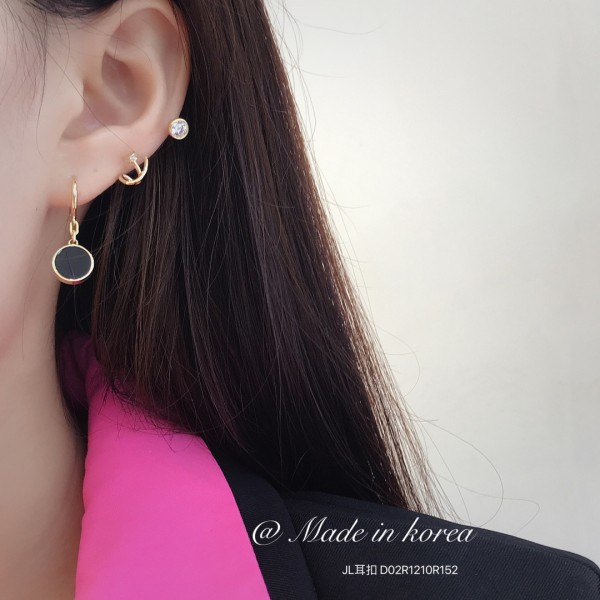 14K/10K 金  カラフルイヤピン-043