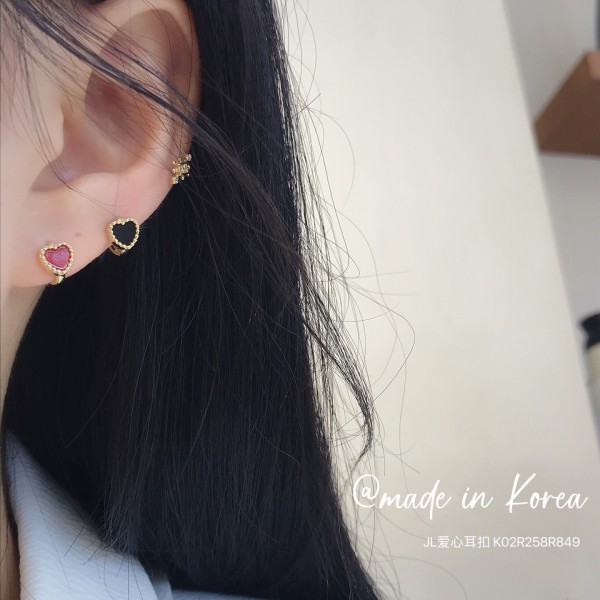 14K/10K 金  カラフルイヤピン-046