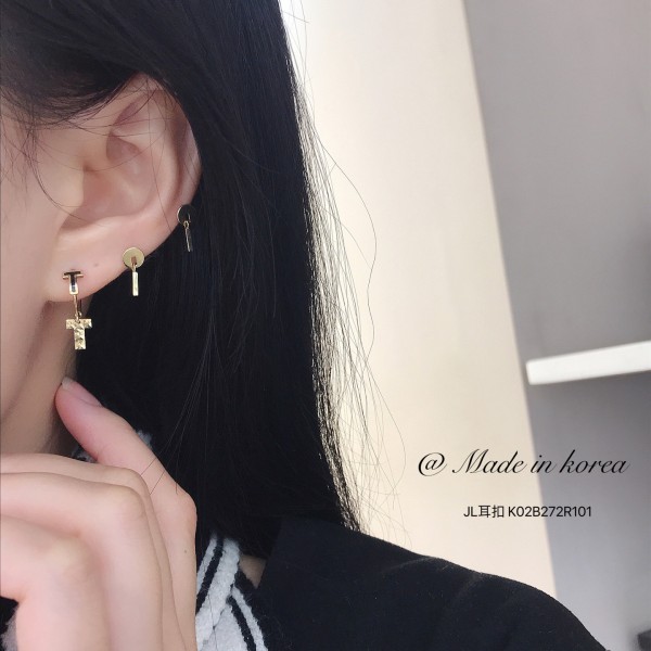14K/10K 金  カラフルイヤピン-048