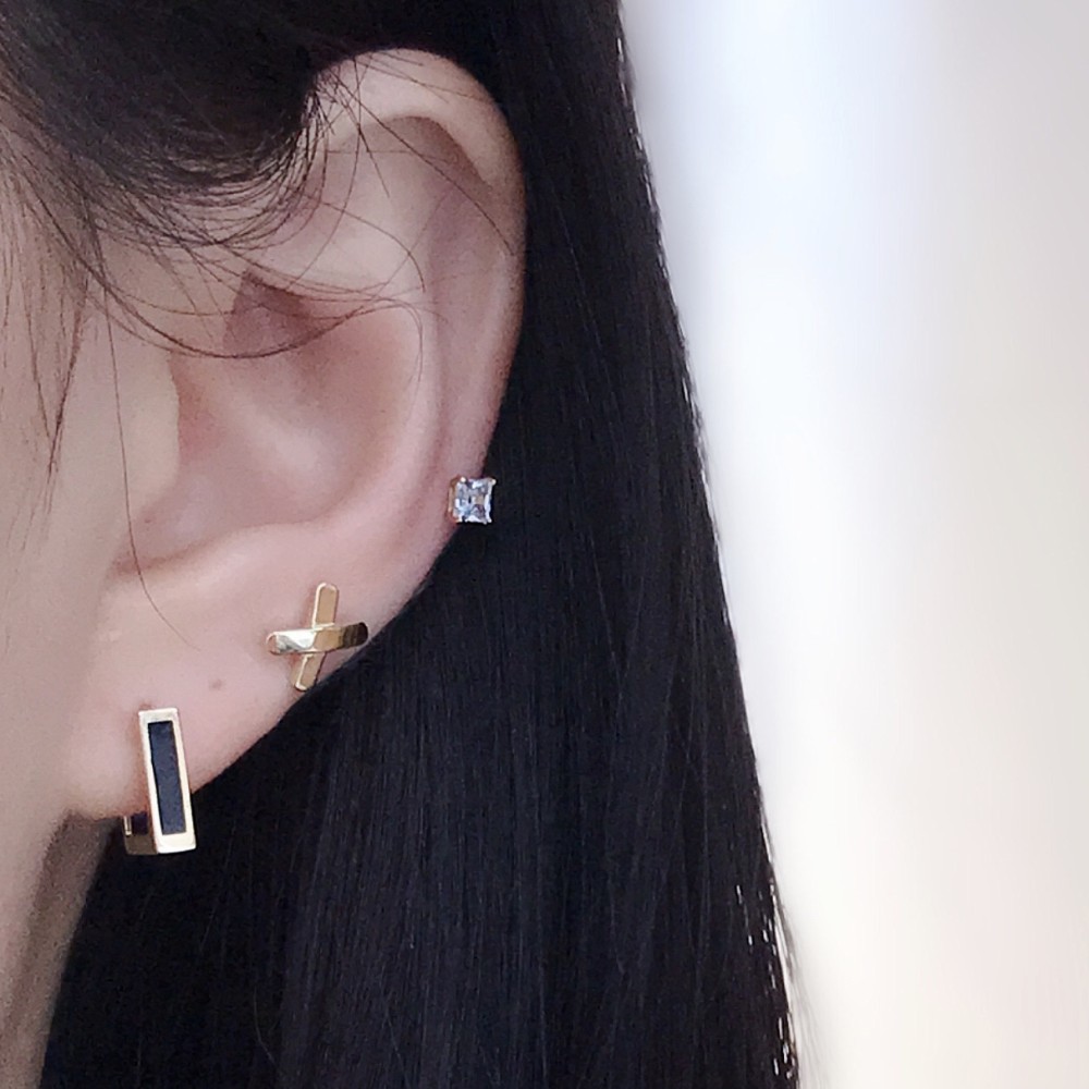 14K/10K 金  カラフルイヤピン-052