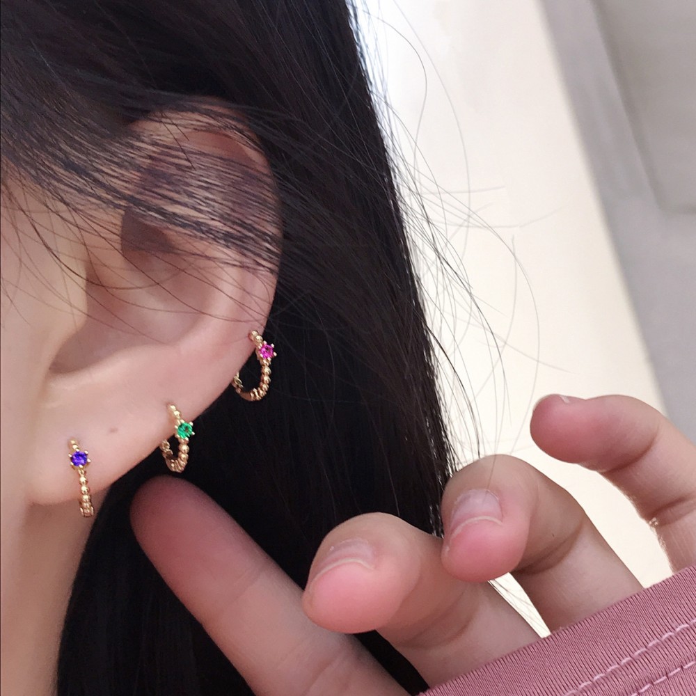 14K/10K 金  カラフルイヤピン-054 14K/10K 金  カラフルイヤピン-054