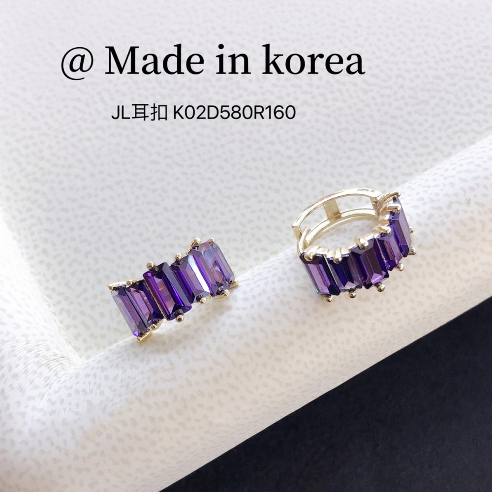 14K/10K 金  カラフルイヤピン-063